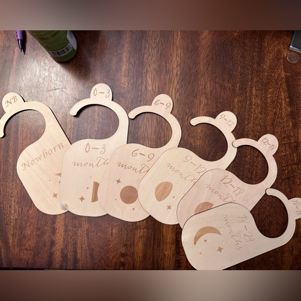 Custom Clothing Hangar Labels for Infants